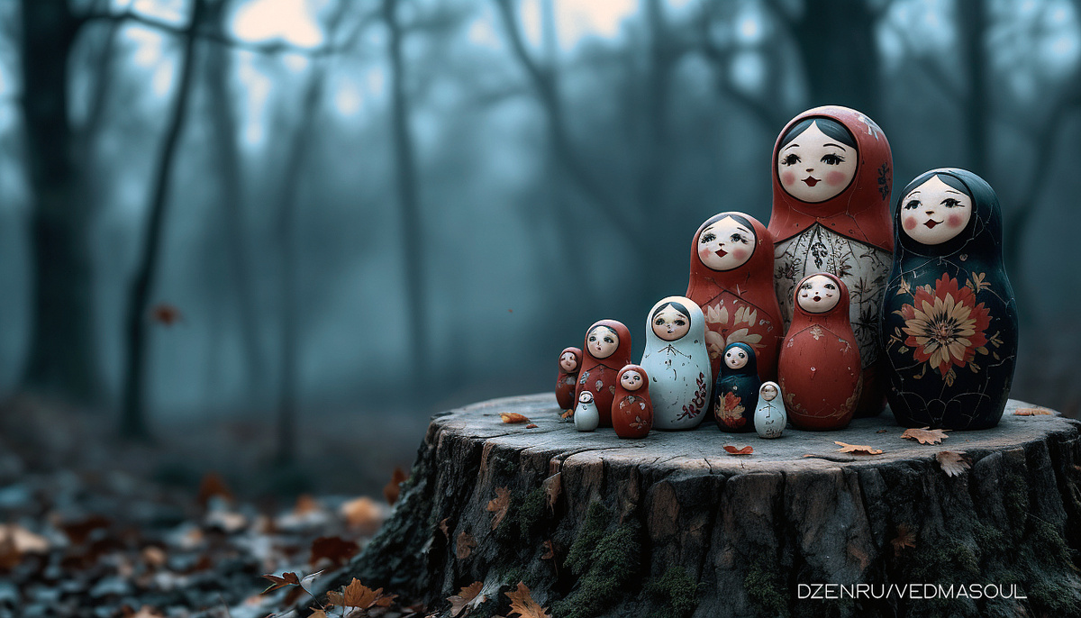 Авторское изображение @vedmasoul. Cгенерировано ИИ. Родовая порча, проклятие, ритуал