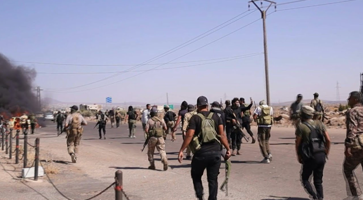 Возвращение бармалеев в Эс-Сувейду. Фото из открытых источников. 