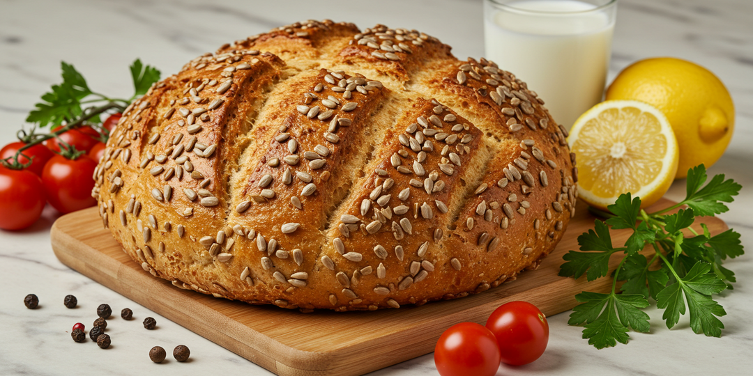 Полезный бездрожжевой хлеб с семечками: пошаговый рецепт для тех, кто заботится о здоровье.
