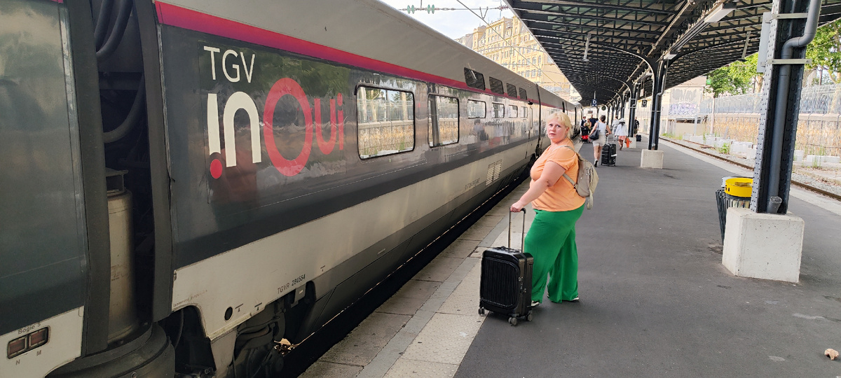 Поезд в Реймс