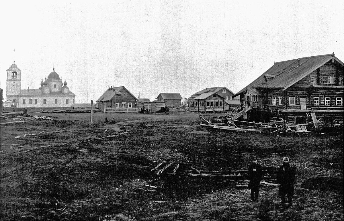 Пустозерск в начале XX века. Источник: ru.wikipedia.org. 