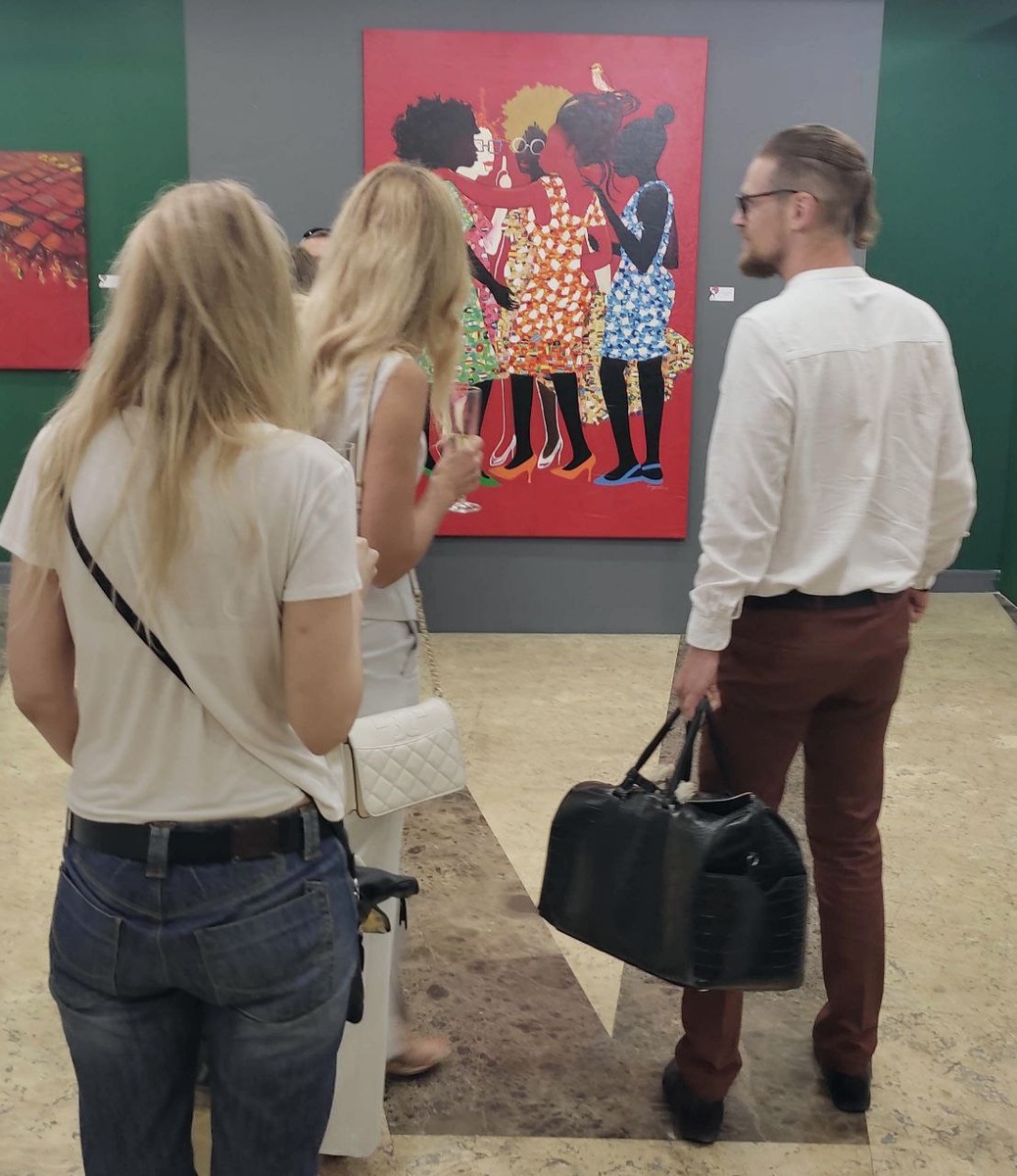 На открытии выставки "Лето. Цветы. Эмоции". 17 июля 2025 года. Москва. 