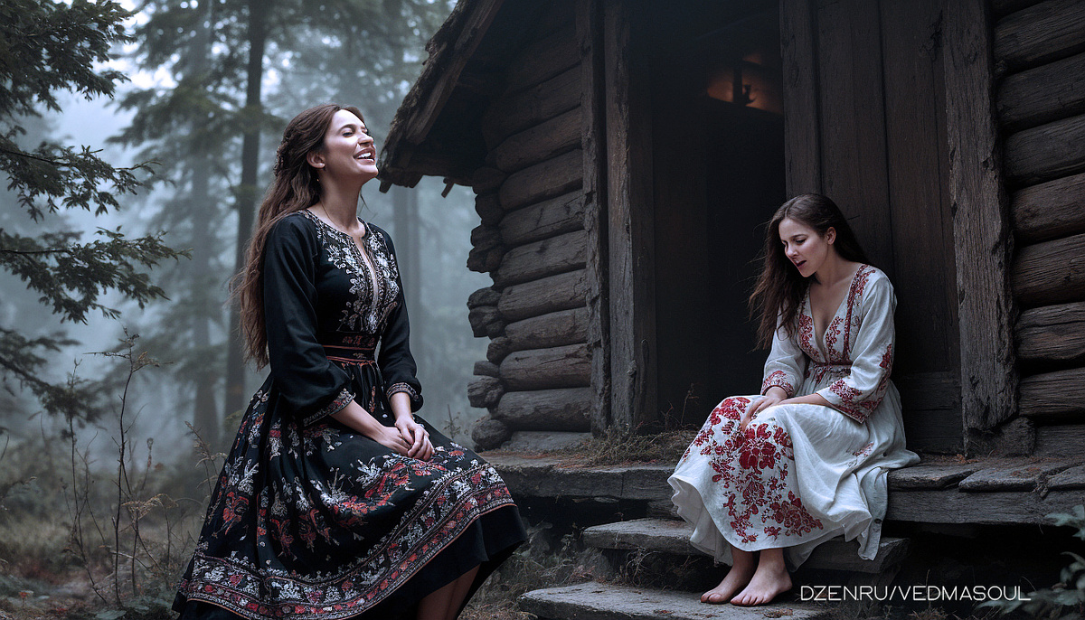 Авторское изображение @vedmasoul. Cгенерировано ИИ. Чистка от порчи, сглаз, крадник