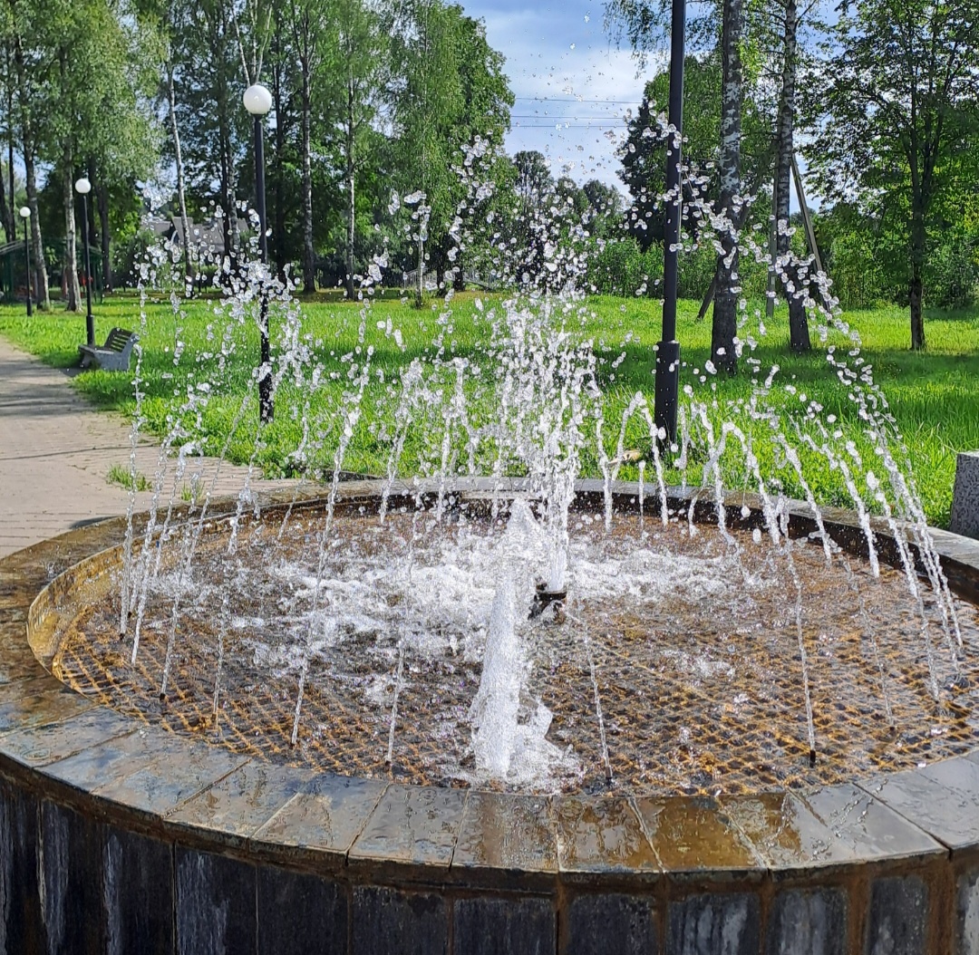 Тот самый фонтан благотворителя. Фото из личного альбома