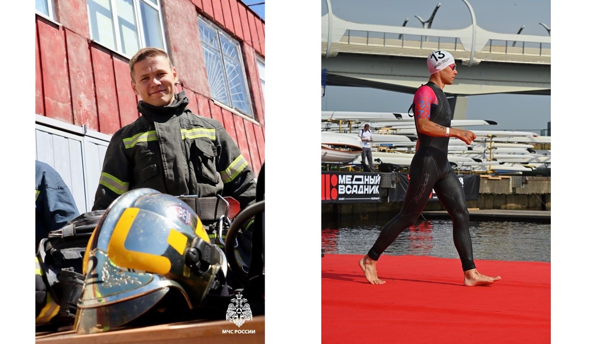    Курский пожарный Алексей Зиновьев вошел в десятку лучших триатлонистов России
