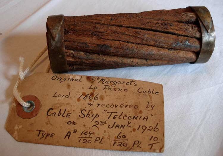 Подводный телеграфный кабель 1850 год