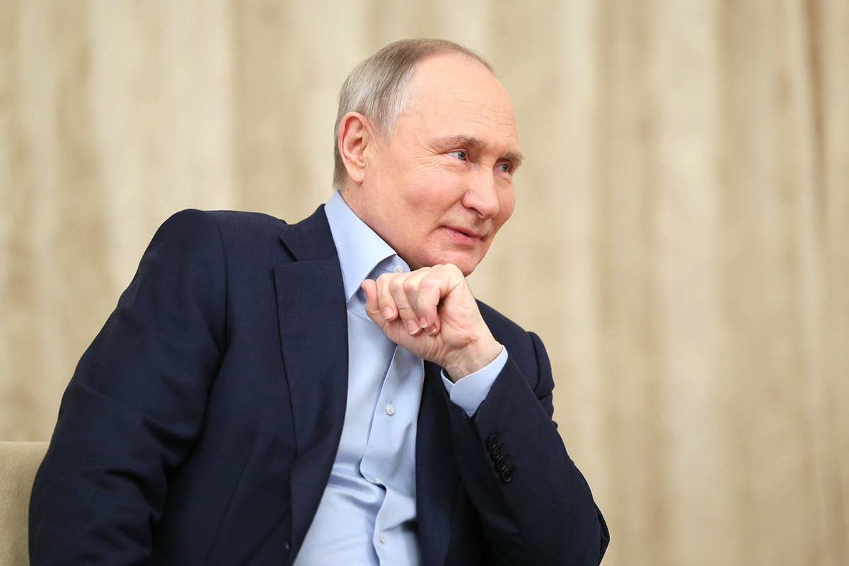 Вопрос Путину о льготах для молодых семей стал популярным в интернете.  Фото: пресс-служба Администрации президента РФ / kremlin.ru