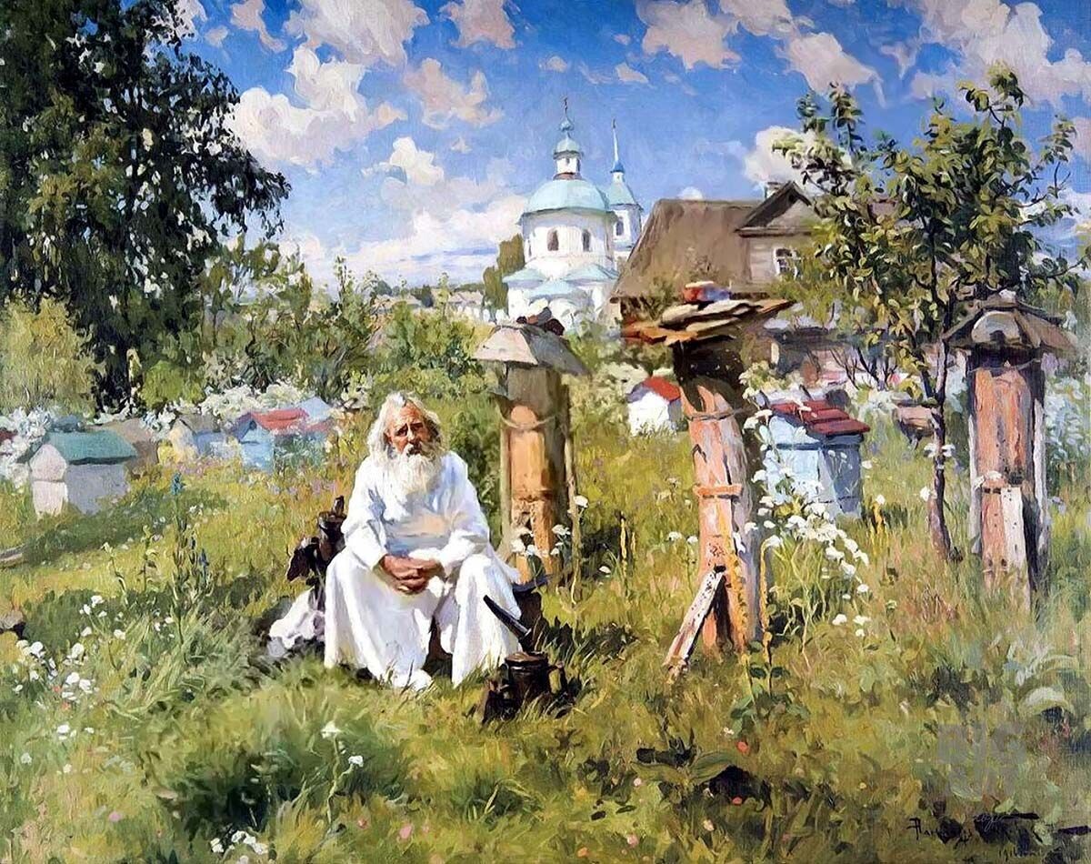 А. Маковский "На пасеке". Фото из открытого доступа