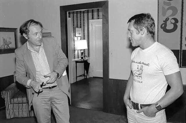 Иосиф Бродский и Владимир Высоцкий. Фото Леонида Лубяницкого, !977 год. 