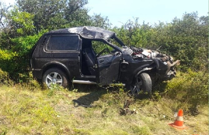    Место ДТП (фото ГУ МВД по Волгоградской области)