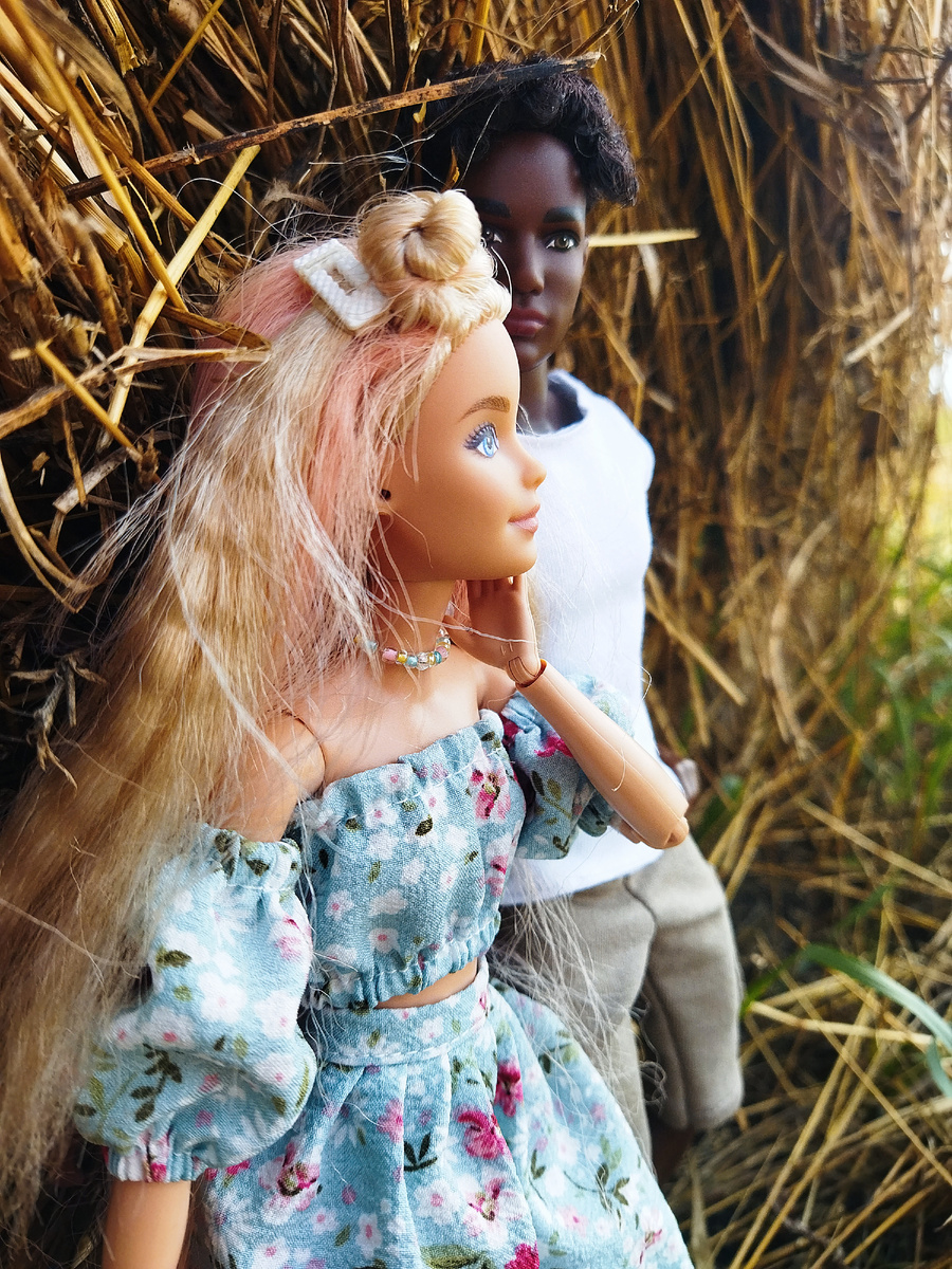 Барби Экстра Милли на МТМ-теле (Астра) и Кен Looks #25 Майк