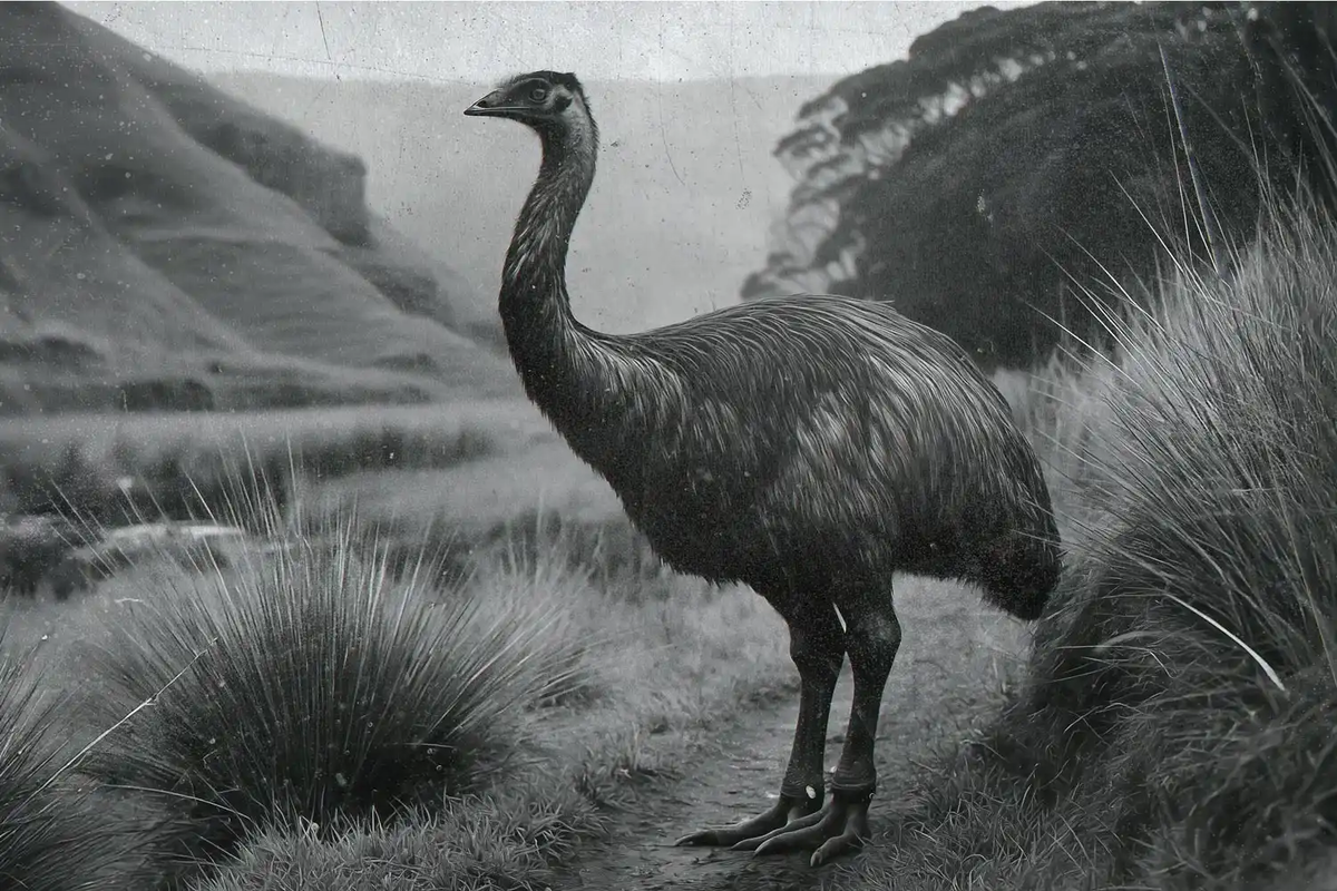 Гигантский моа Южного острова. Источник: https://people.com/