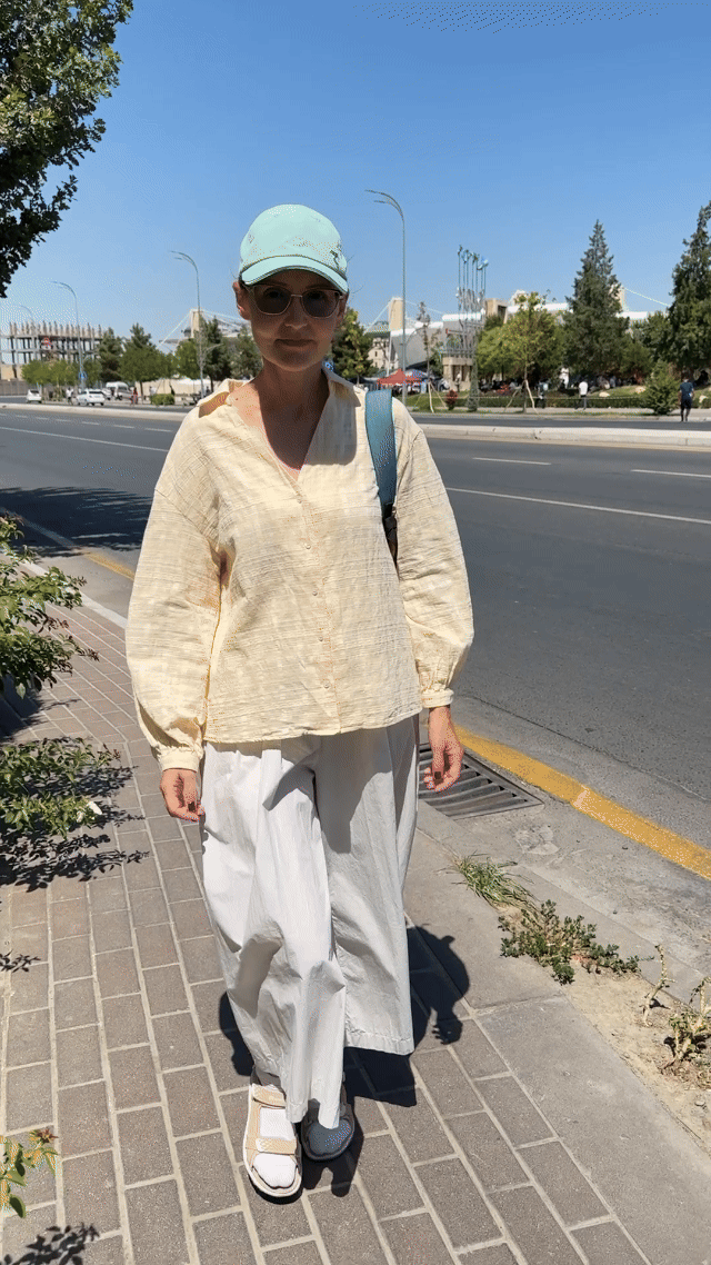 Идём с мужем домой😁