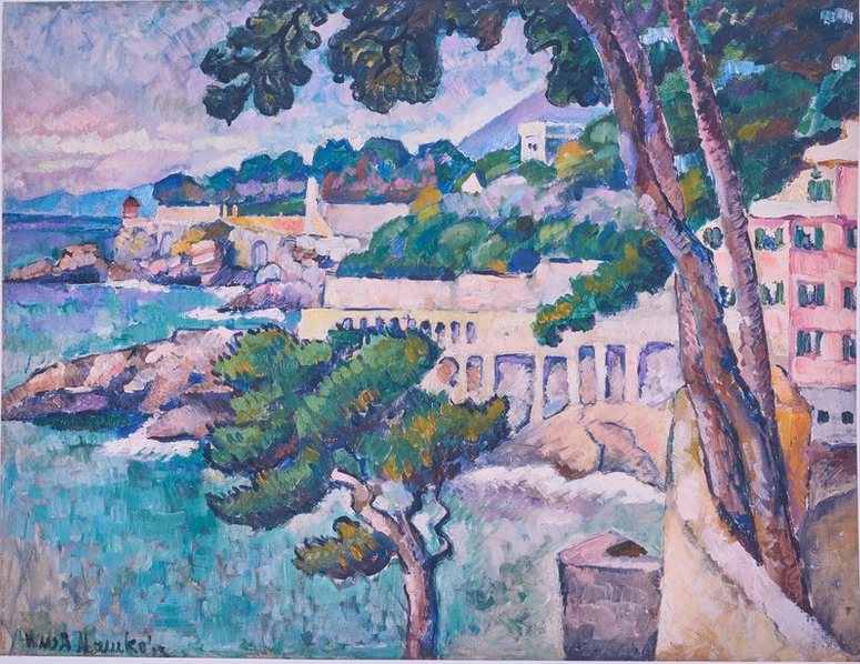 И. Машков, «Берег моря. Италия. Нерви» (1913)