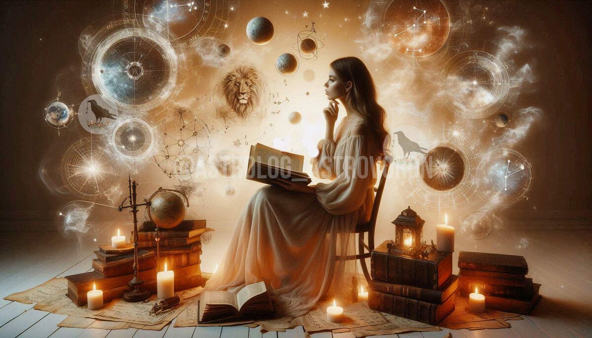 Меркурий ретроградный. Иллюстрация автора канала АстроВорон. Мистерии Зодиака (с)