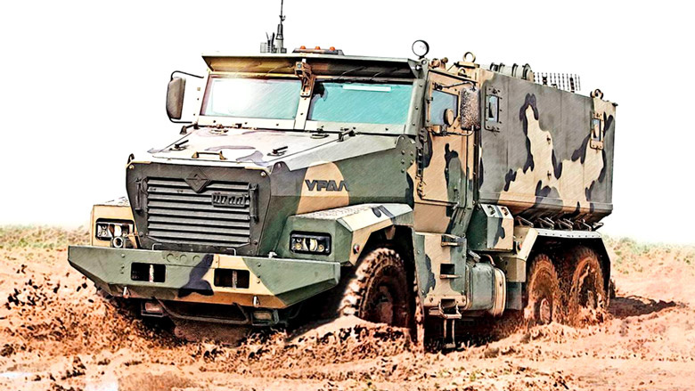 Бронеавтомобиль Тайфун-У Отечественный MRAP «Урал» Обзор