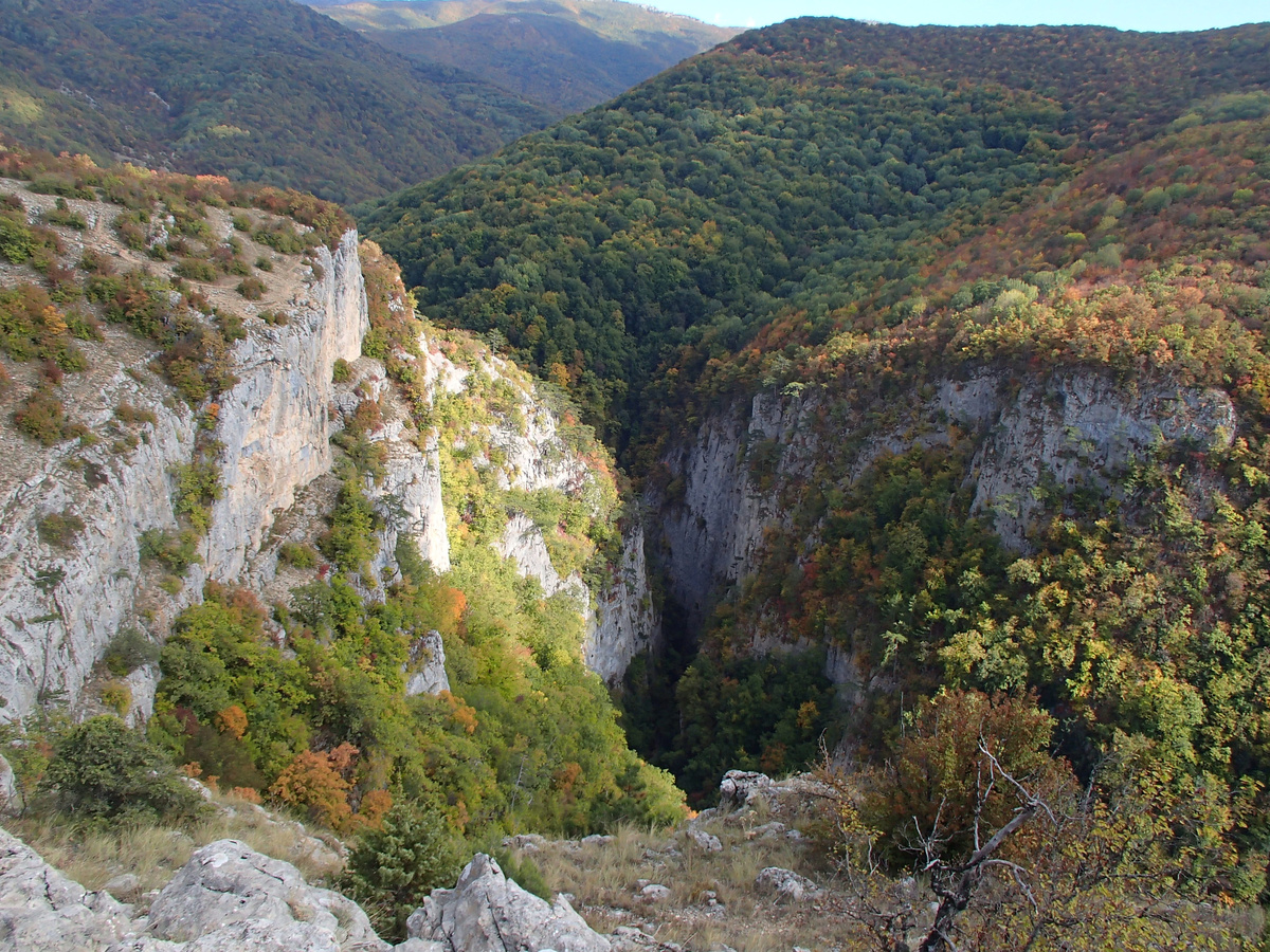 Большой каньон в районе Коровьего грота