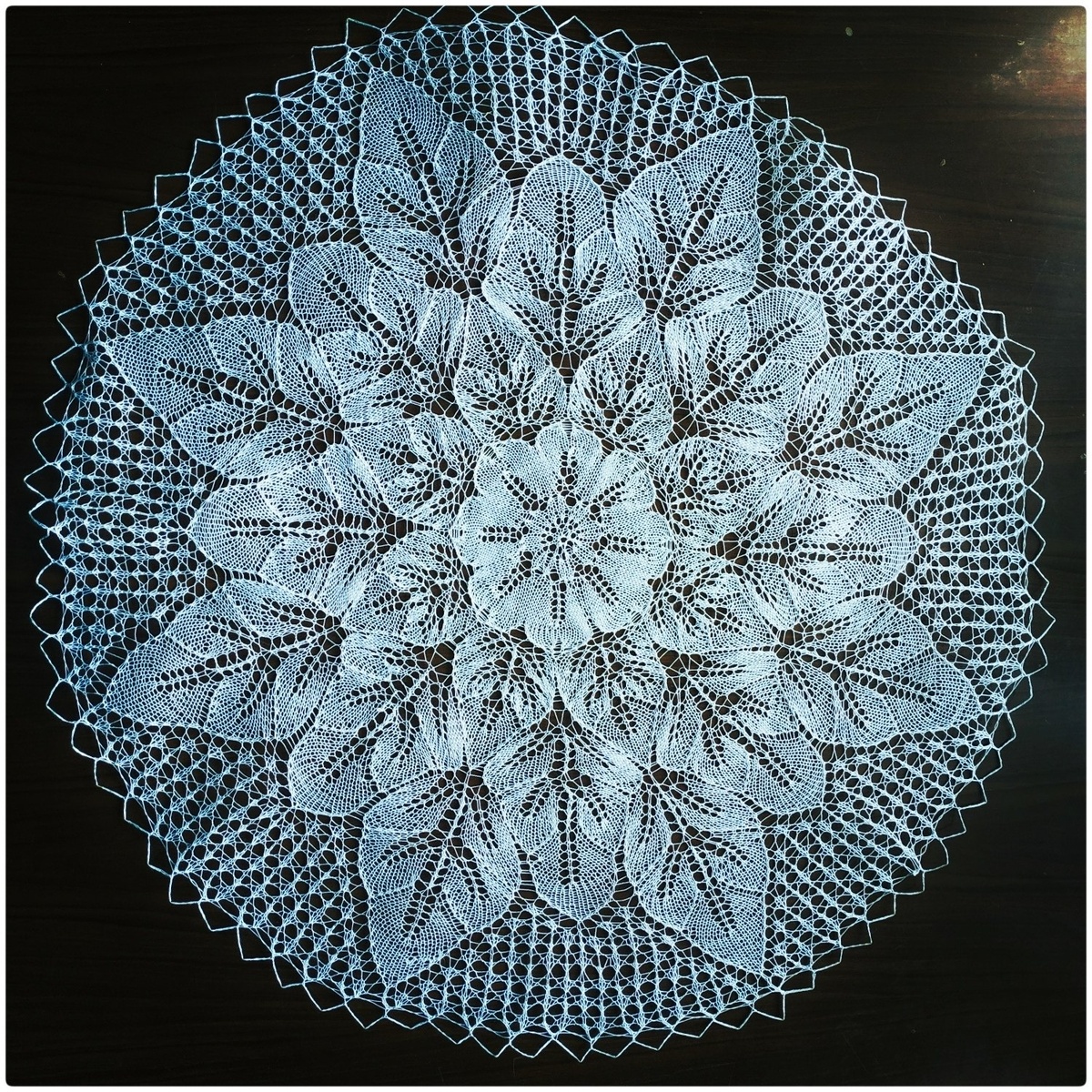 Кружево на спицах