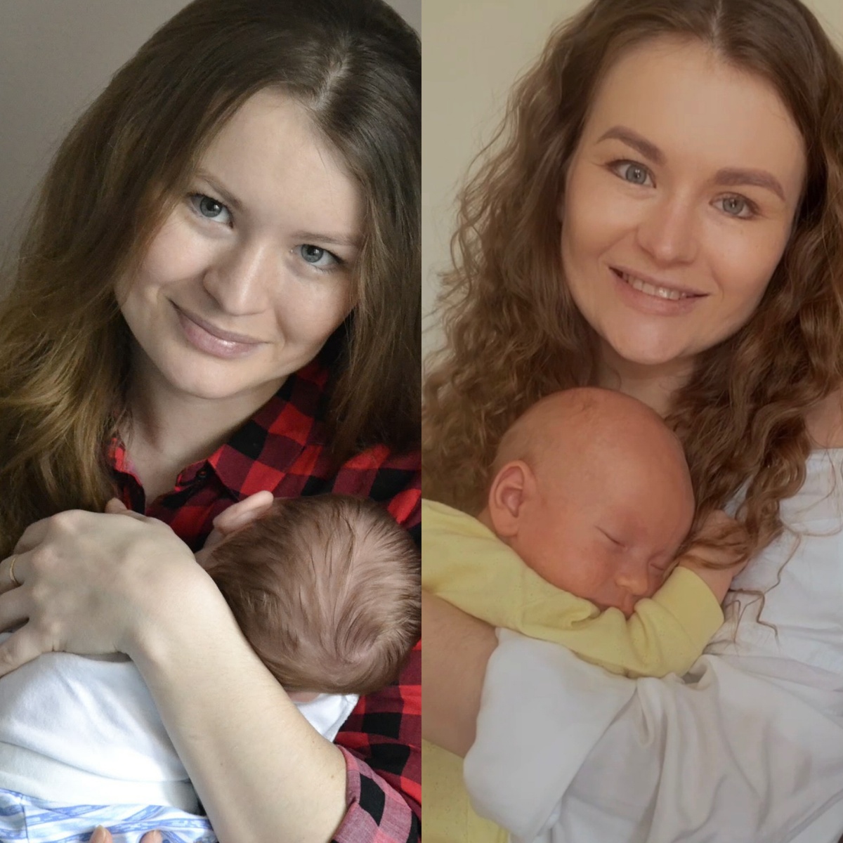 Фотографии с разницей 5 лет и мои такие разные новорожденные сыновья
