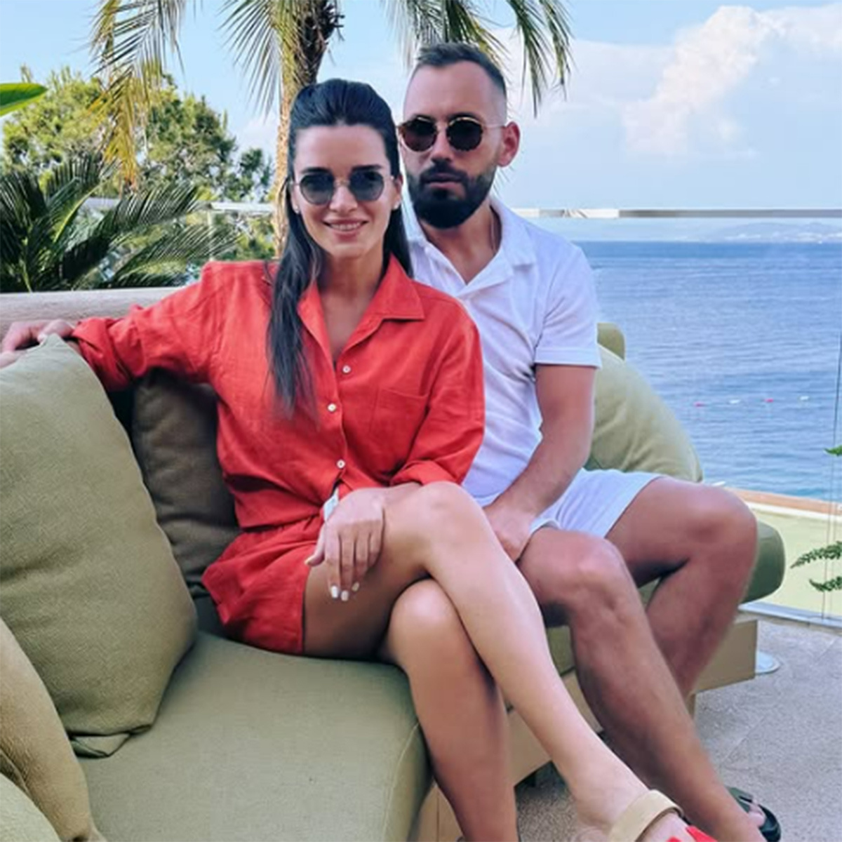 Ксения Бородина и Николай Сердюков. Фото: соцсети Ксении Бородиной