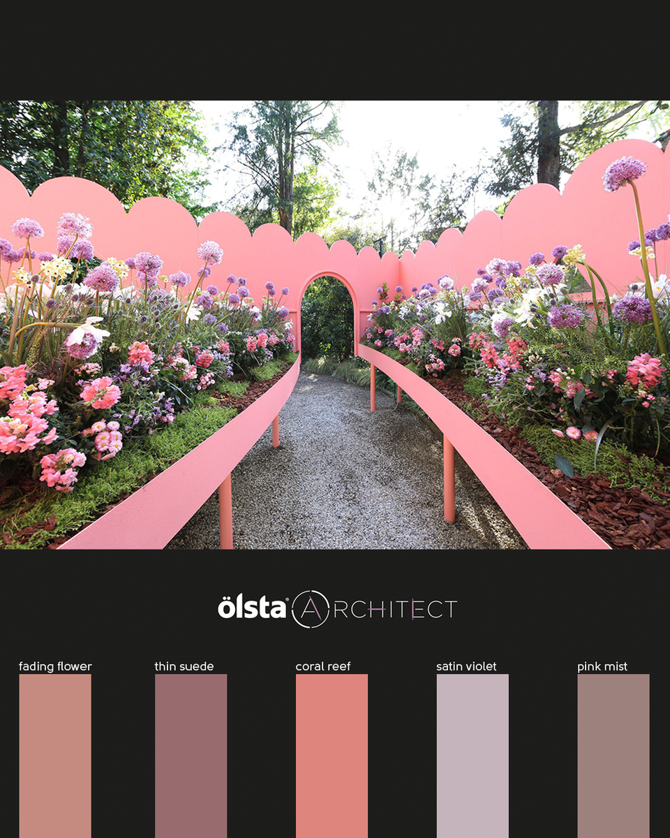 Проект Studio Ossidiana в оттенках палитры Olsta Architect.