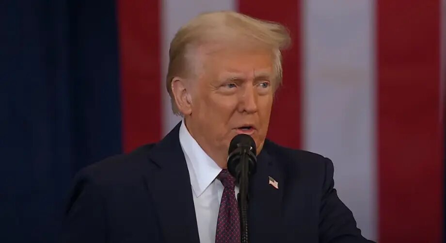    Дональд Трамп. Фото: скриншот трансляции американских СМИ с инаугурации Дональда Трампа