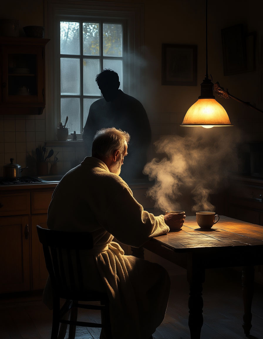 Он не мог говорить. Но ночью разговаривал. С кем-то, кого я не видел