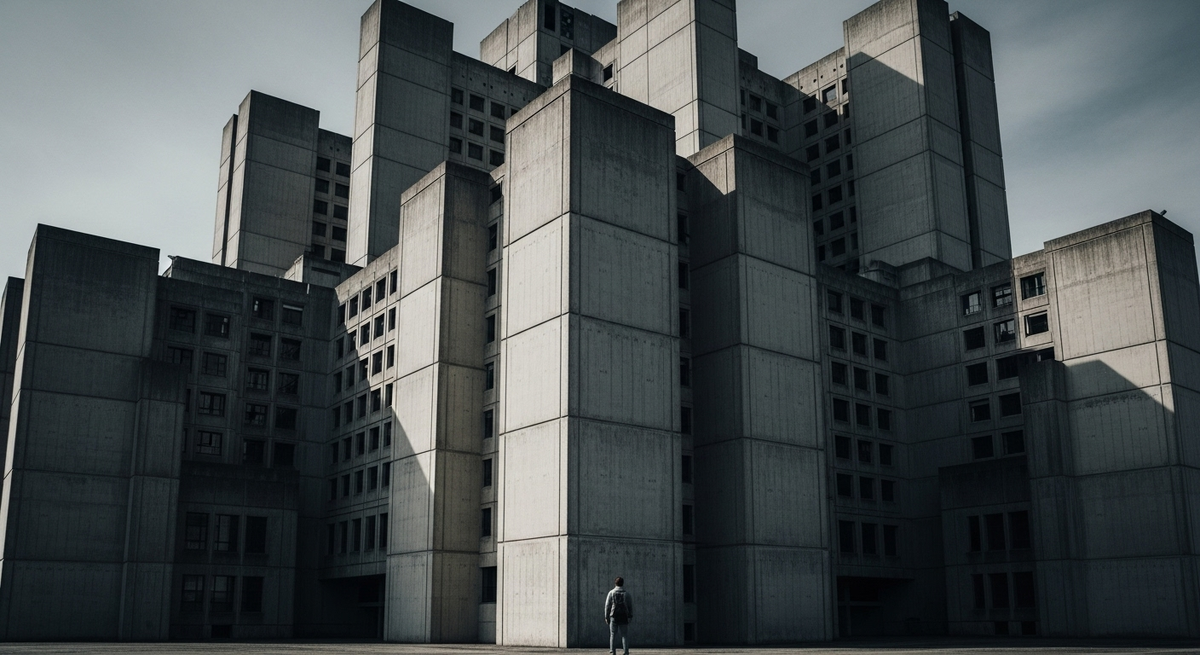 Бруталистская архитектура, антиутопическое настроение