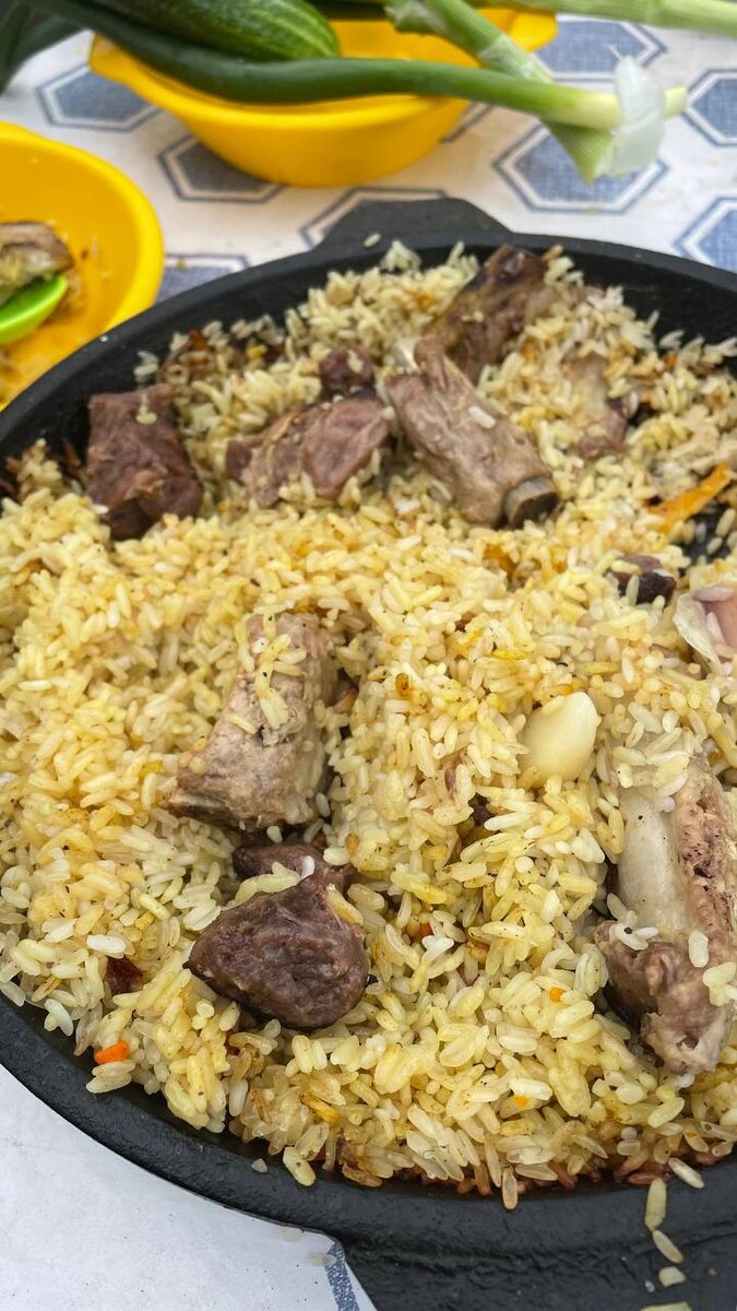 Плов с говядиной. 