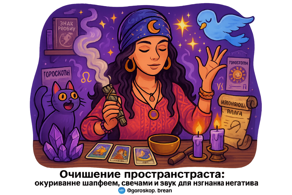    Очищение пространства как магия превращения негативной энергии в свет и гармонию Мария
