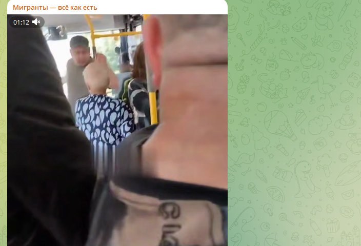    Скриншот тг-канала "Мигранты - всё как есть".