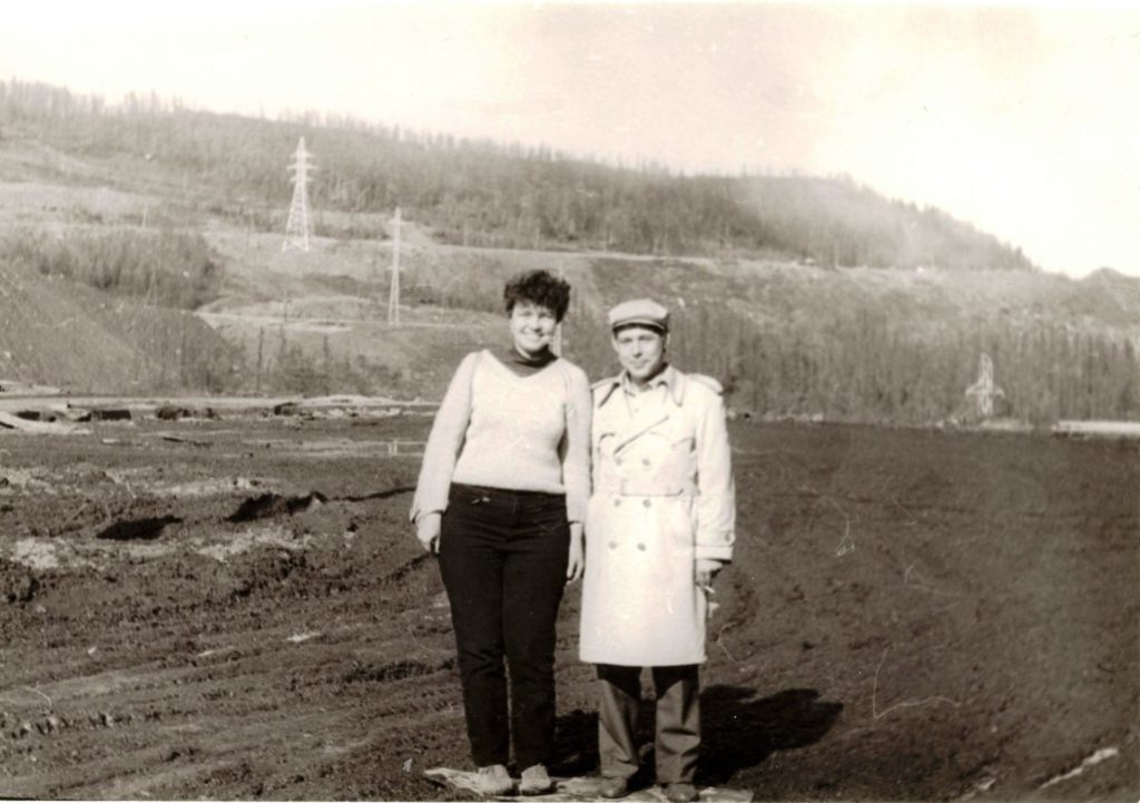 Анатолий Овчинников и Ирина Астахова на БАМе