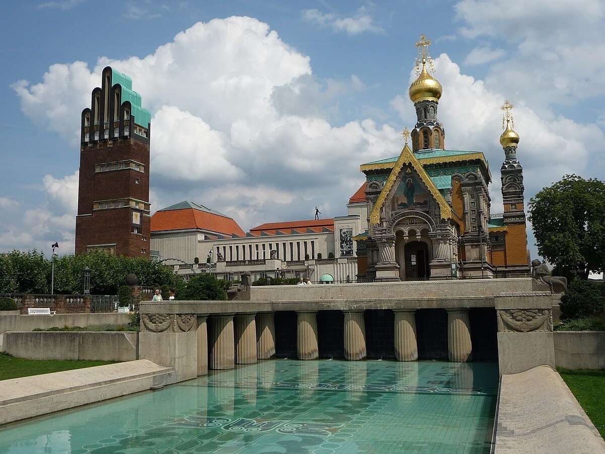 Церковь в Германии, в Дармштадте, которую построил Николай 2