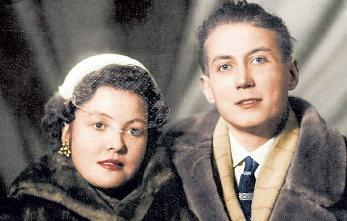 Белла Ахмадулина и Евгений Евтушенко 