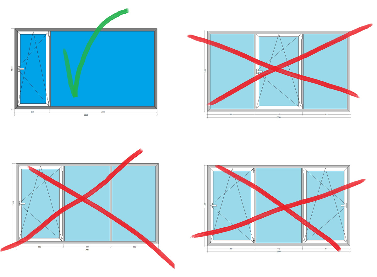 А какое окно в гостиную или кухню выбрали бы Вы ?