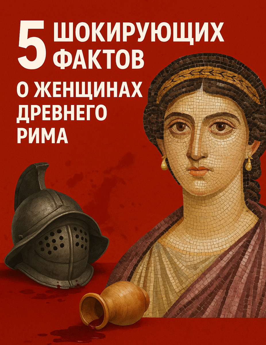 «Они пили пот гладиаторов и травили мужей. Правда о римлянках!»