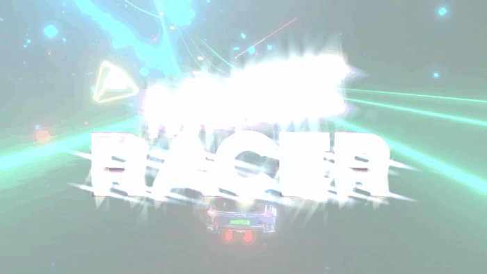 Gif картинка "Отрывок из трейлера игры Music Racer"