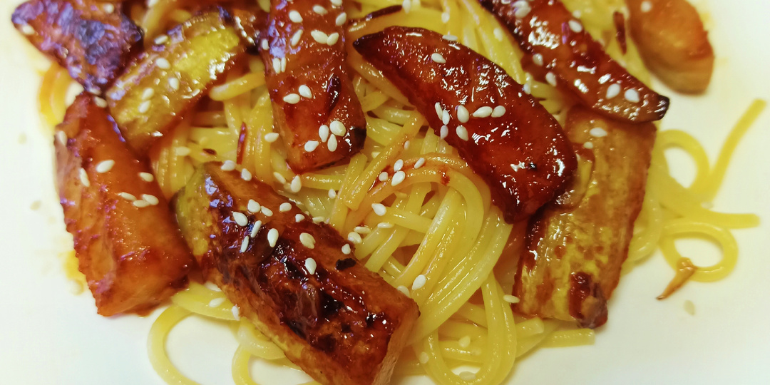 Взрыв вкуса - кабачки с соевым соусом быстро и просто