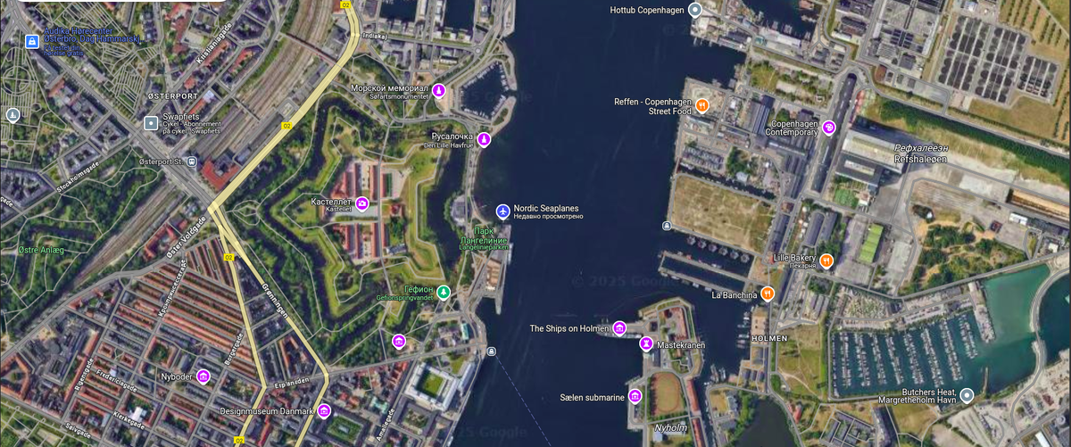 Аэропорт Nordic Seaplanes на карте Гугл