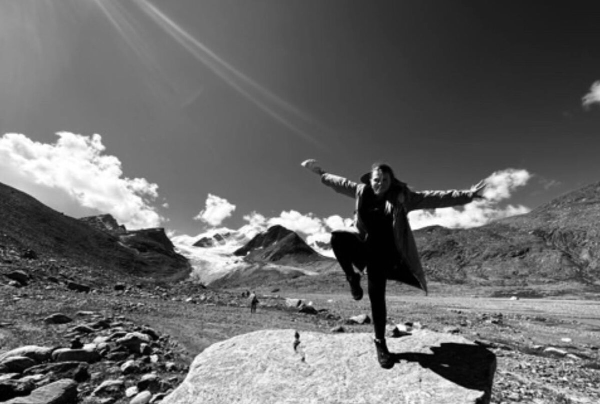 почти 2 года назад взлетаю к леднику на Алтае