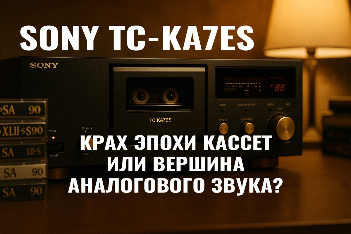 Sony TC-KA7ES: крах эпохи кассет или вершина аналогового звука?