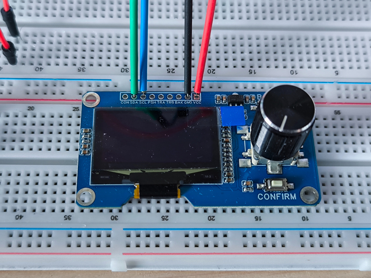 SH1106(SSD1306)+EC11+Кнопки