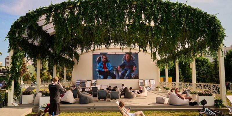 Открытый кинотеатр на Ходынском поле