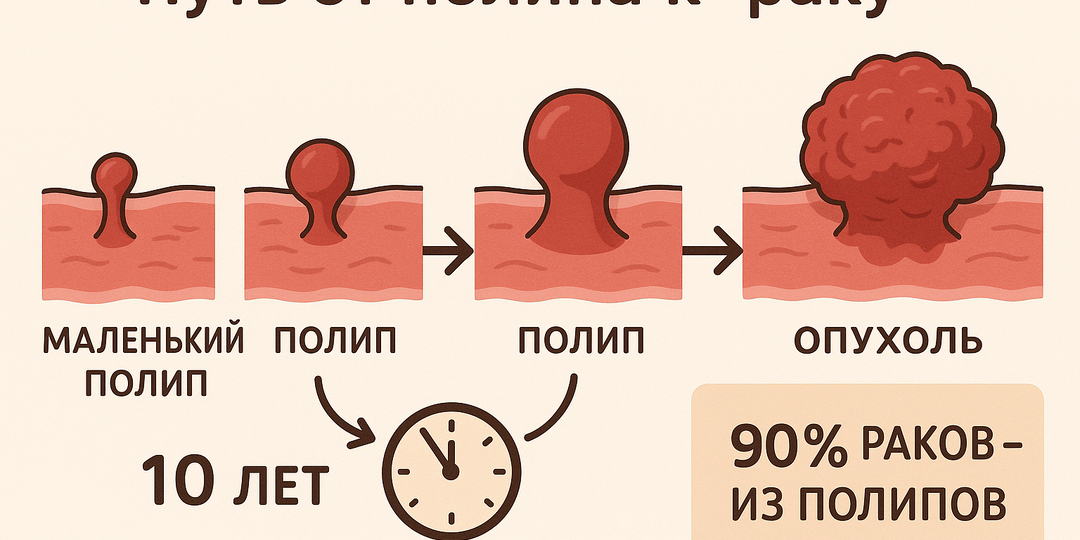 Полипы кишечника: почему их нужно удалять всегда