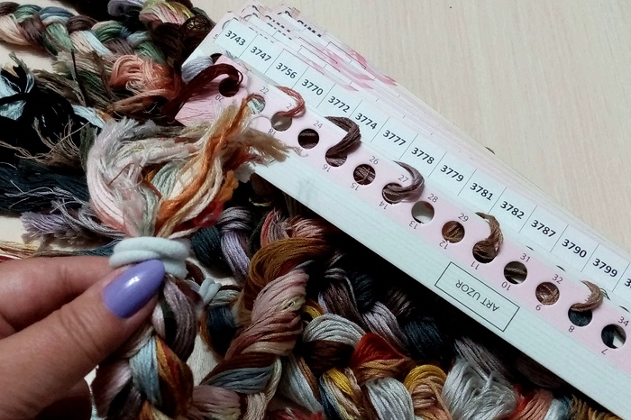 Органайзер для ниток мулине.