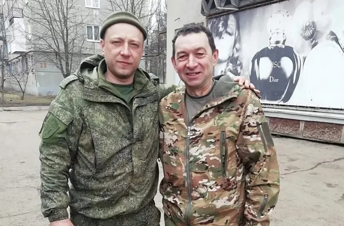 Вячеслав и Евгений Филоновы (встреча в зоне СВО).