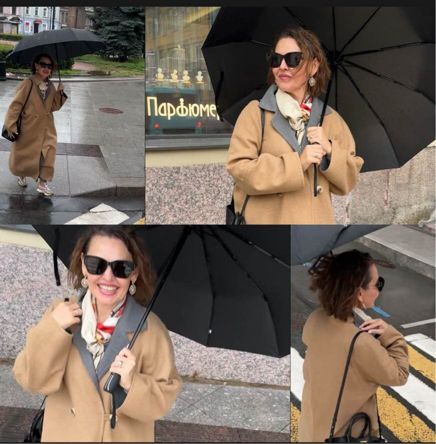 Просто летний дождь... в Питере. Коллаж автора канала