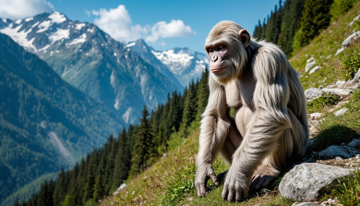 Оно выглядело как обезьяна.