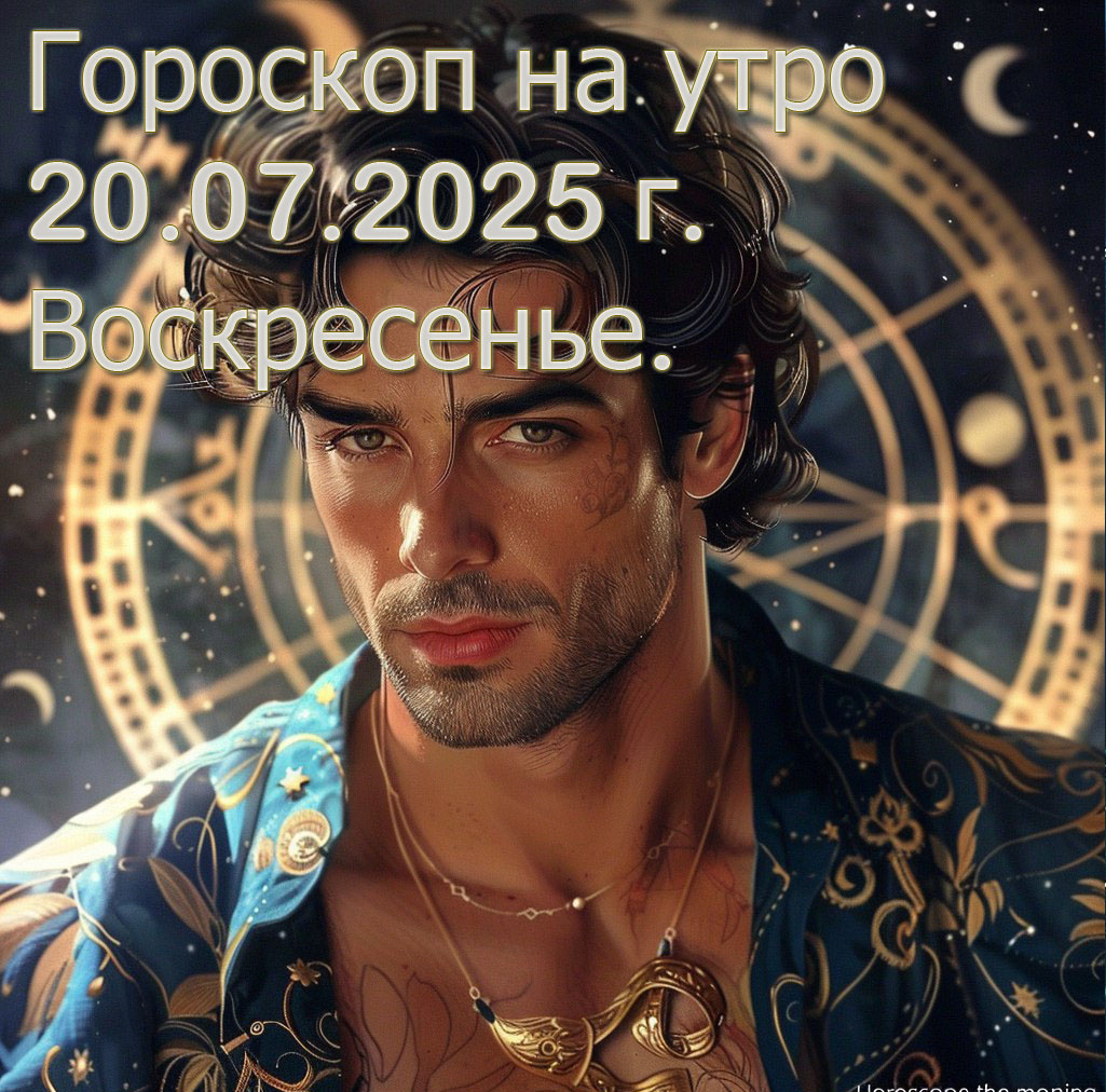 "Гороскоп на утро" 20 Июля 2025 г. Воскресенье.
