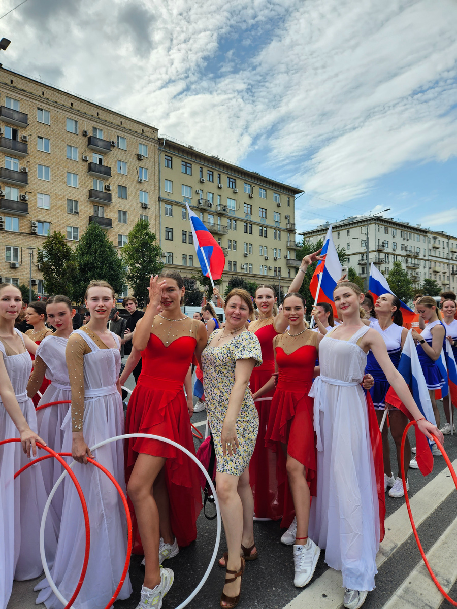 Прониклась олимпийском духом на Зубовской площади.